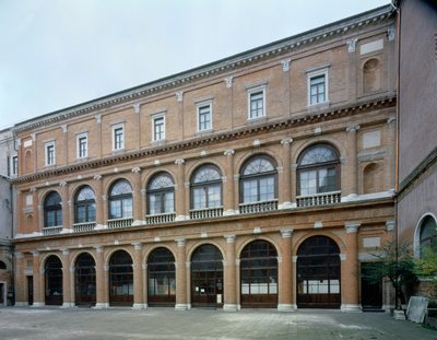 Remaining wing of a monastery, now the Academy of Fine Arts, built 1552 by Andrea Palladio